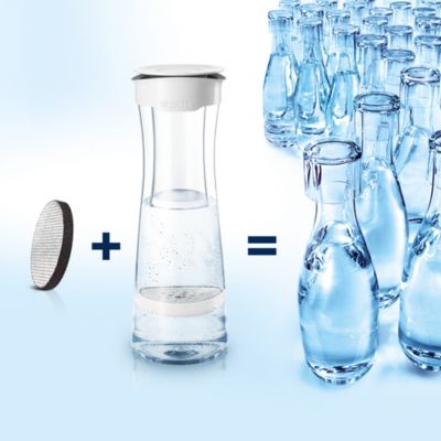 BRITA fill&serve Mind waterfilterkaraf Graphite 1,3 l incl. 7 MicroDiscs