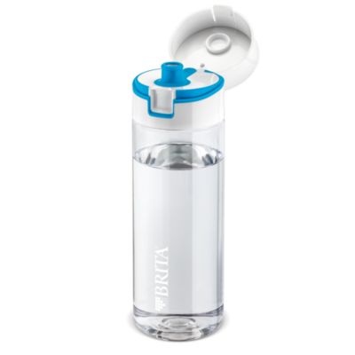 BRITA Fill&Go Water Filter Bottle blue 0.6 l + 4 Filter Discs 