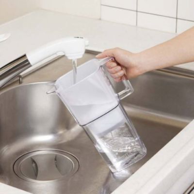 Coffret promotionnel BRITA Liquelli blanc 2,2 l + 4 cartouches MAXTRA